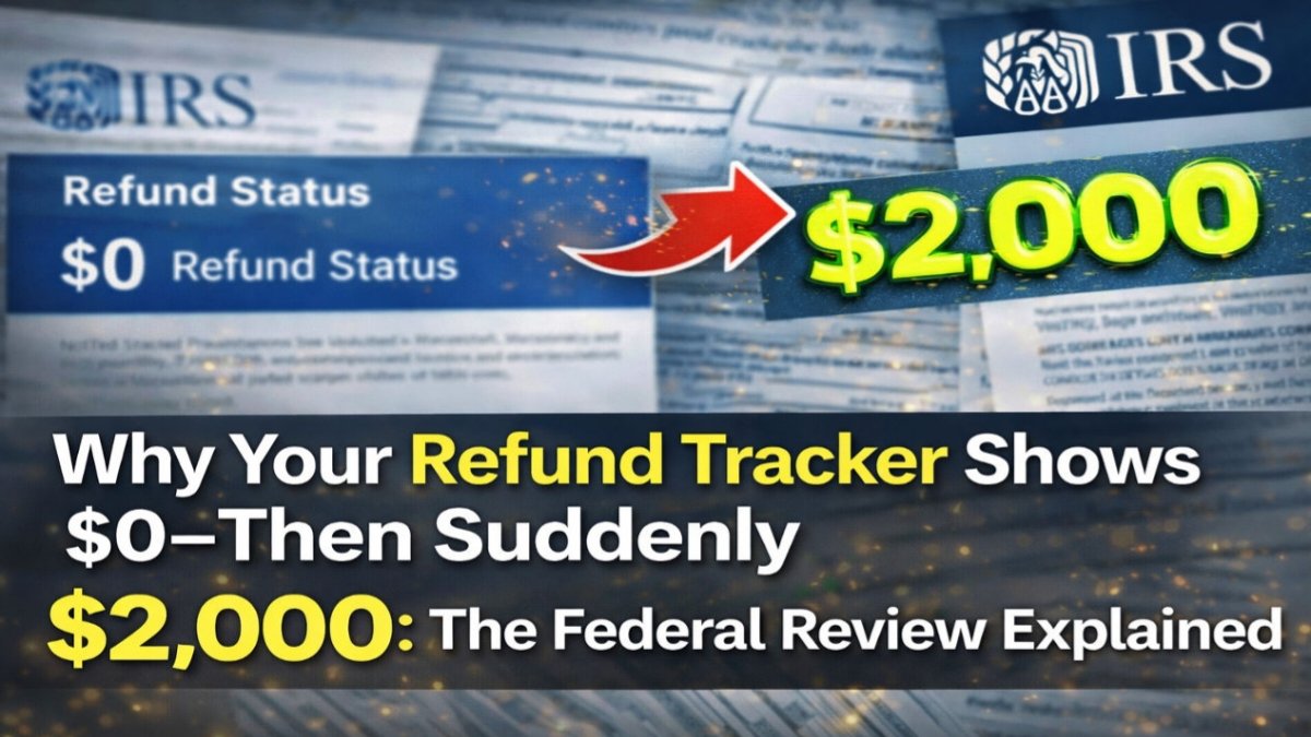 Why Your Refund Tracker Shows $0